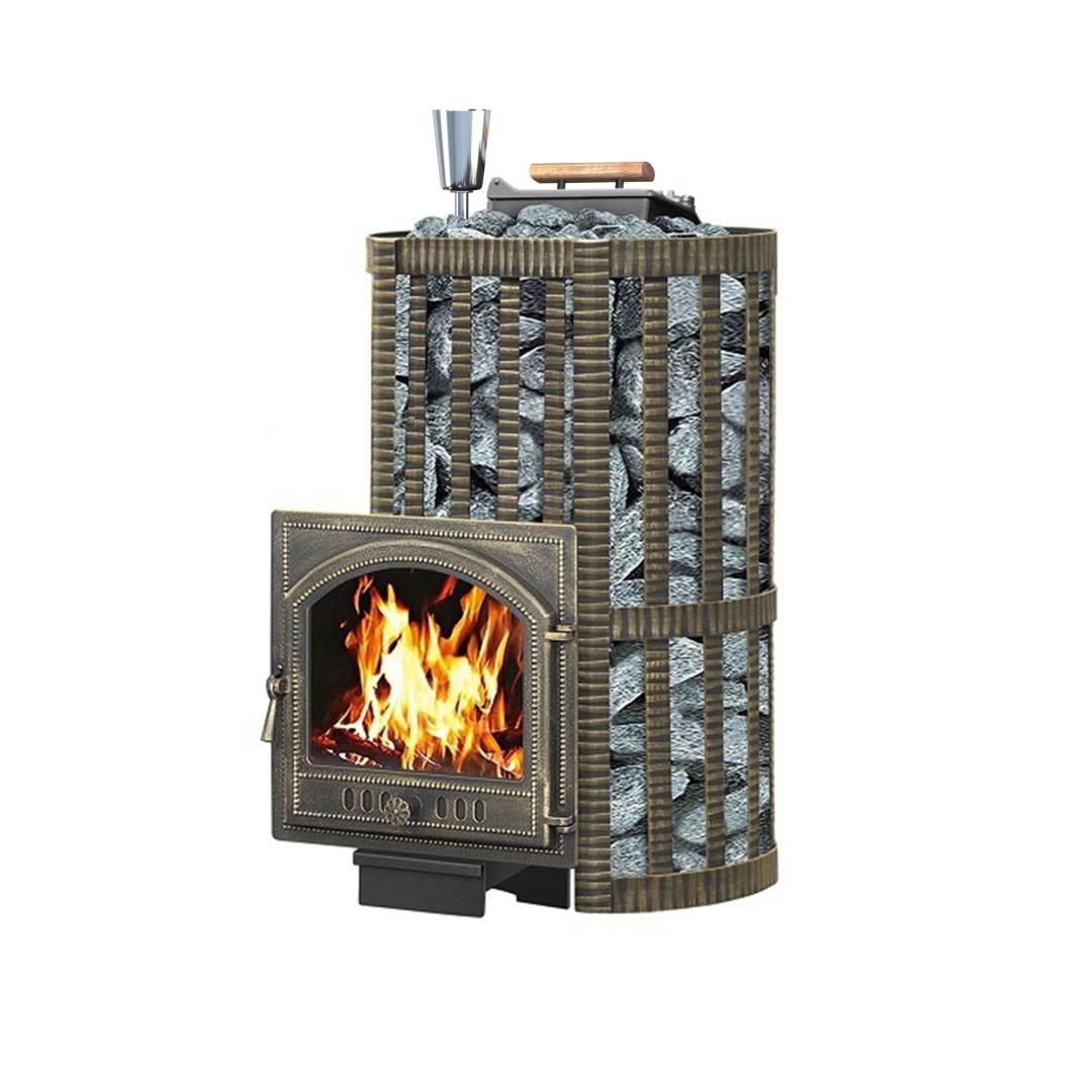 Банная печь Везувий Ураган Ковка 22 (205) в строительном магазине