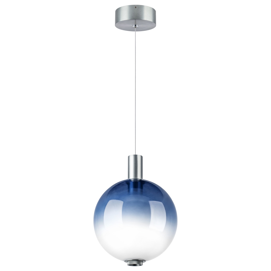 805405 Люстра COLORE LED 1х6W 320LM ЧЕРНЫЙ/СИНИЙ 3000K в строительном магазине