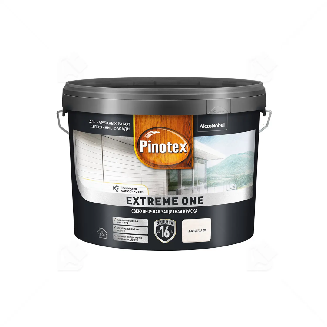 Pinotex Extreme One Краска для деревянных фасадов акриловая в строительном магазине