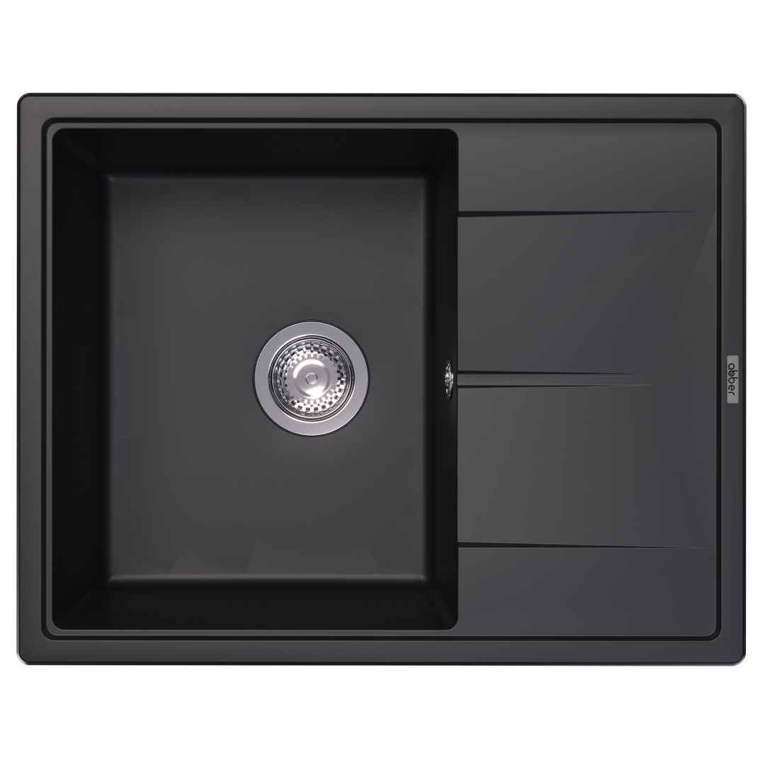 Кухонная мойка ABBER Quarz AQ2903B черная в строительном магазине