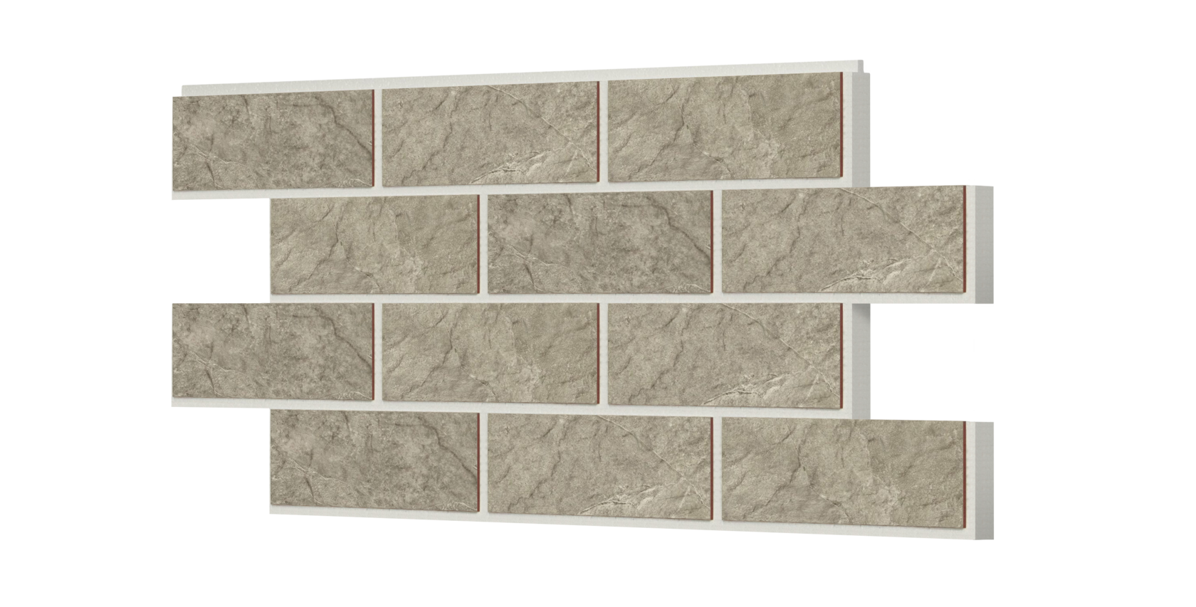 Цокольная термопанель ППС CERRAD Torstone Grys 93,9 х 63,6