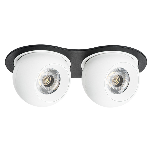 i6276262 Светильник INTERO LED 9W*2 850LM*2 24G ЧЕРНЫЙ/БЕЛЫЙ 3000K (217627+217062+217062) в строительном магазине