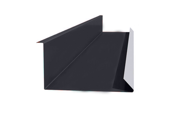 Примыкание для мягкой кровли мокрый асфальт П/Э 7024 (0,5 сталь) - 2 м