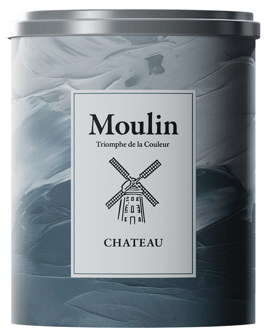 Краска для наружных работ Moulin Chateau (Мулен) матовая водно-дисперсионная акрил-уретановая 0,45л в строительном магазине