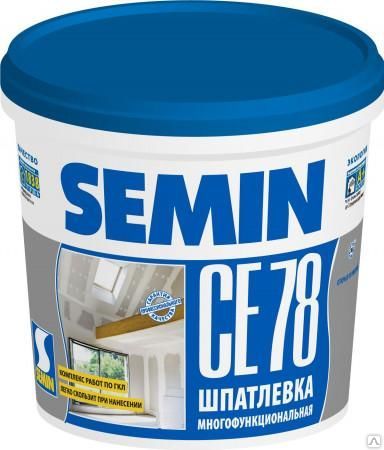 Semin СЕ 78 Многофункциональная мраморная шпатлевка Семин 7кг