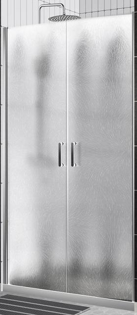 Душевая дверь BelBagno UNO-B-2-110-CH-Cr в строительном магазине