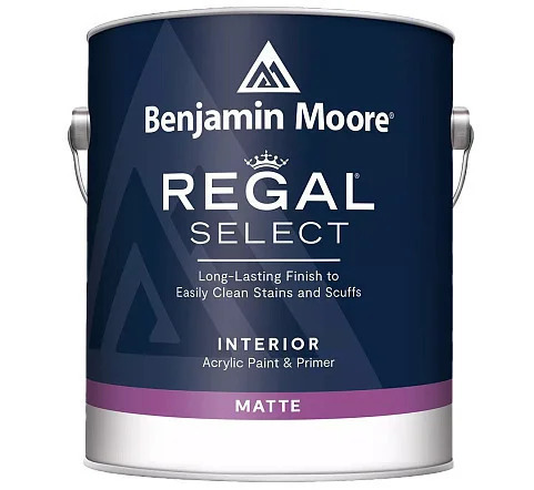 Краска интерьерная Бенжамин Мур самогрунтующаяся матовая Benjamin Moore Regal Select 548 0,9л в строительном магазине
