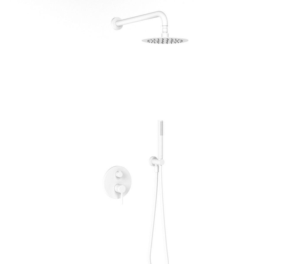 Душевая система EXCELLENT Pi AREX.SET.1245WH (белый мат) скрытого монтажа в строительном магазине