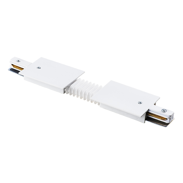 501156 Соединитель д/встраиваемых треков однофазный BARRA регулируемый гибкий БЕЛЫЙ в строительном магазине