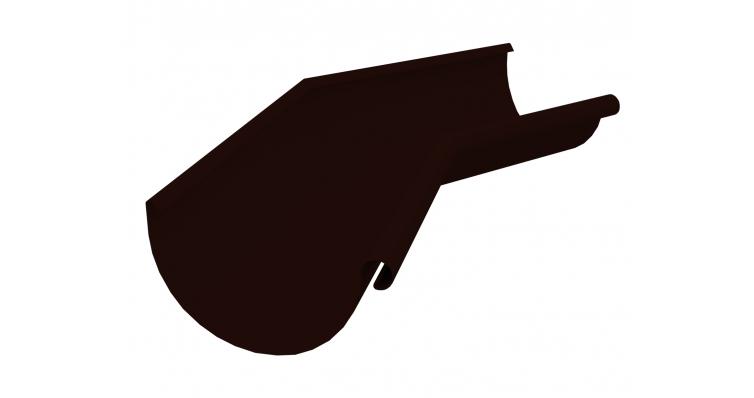 Угол желоба внешний 135 градусов, D 150 мм, Grand Line RR32 темно-коричневый 150х100