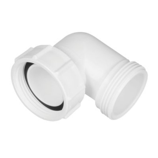 Отвод на 90° 1 1/4" «папа» х 1 1/4" «мама» McAlpine S4U в строительном магазине
