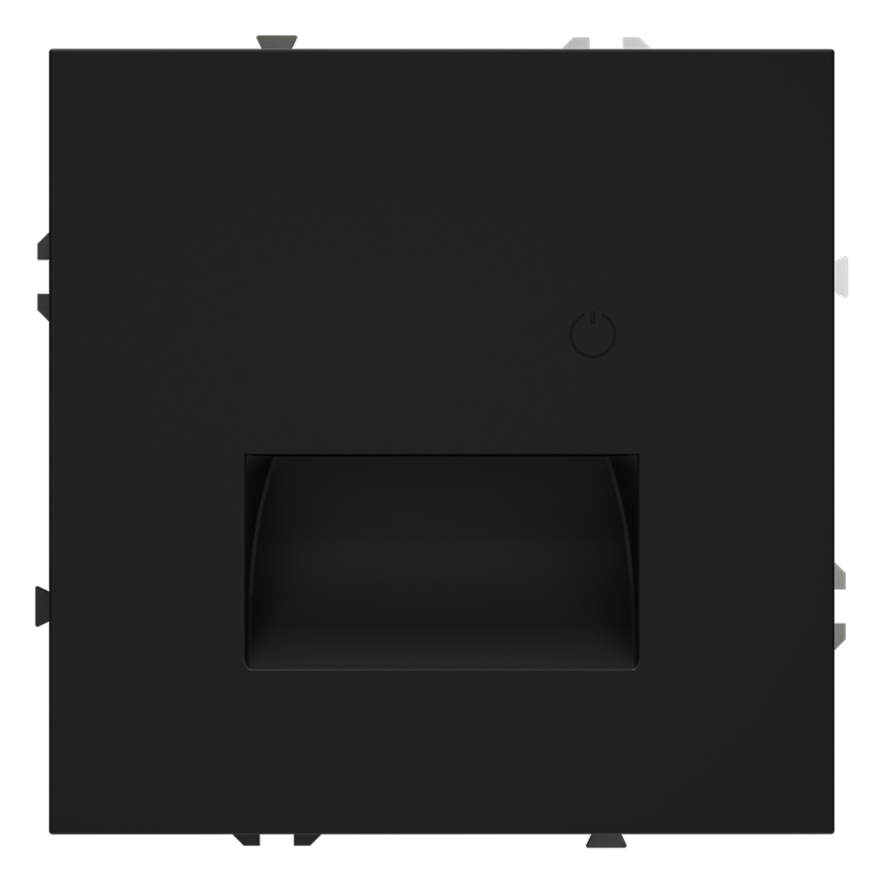 Подсветка светодиодная встраиваемая VOLTUM S70 с датчиком, (черный матовый) в строительном магазине