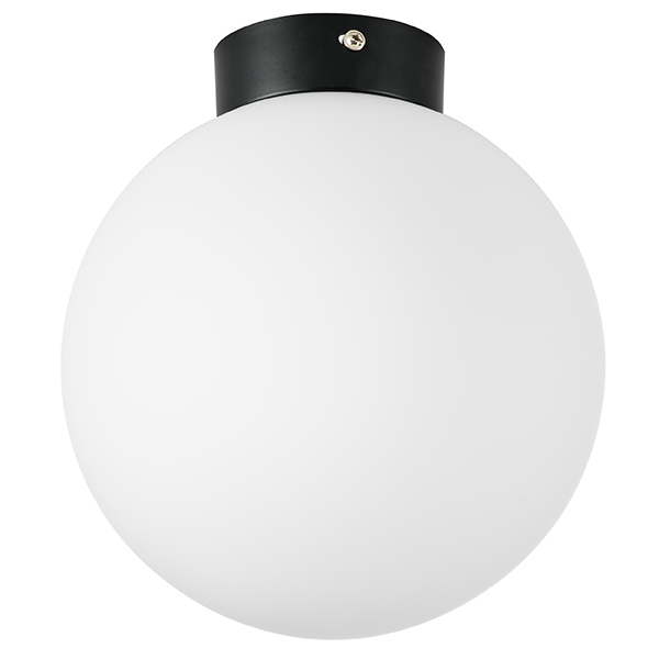 812027 Люстра GLOBO 1х40W E14 matt black/white в строительном магазине