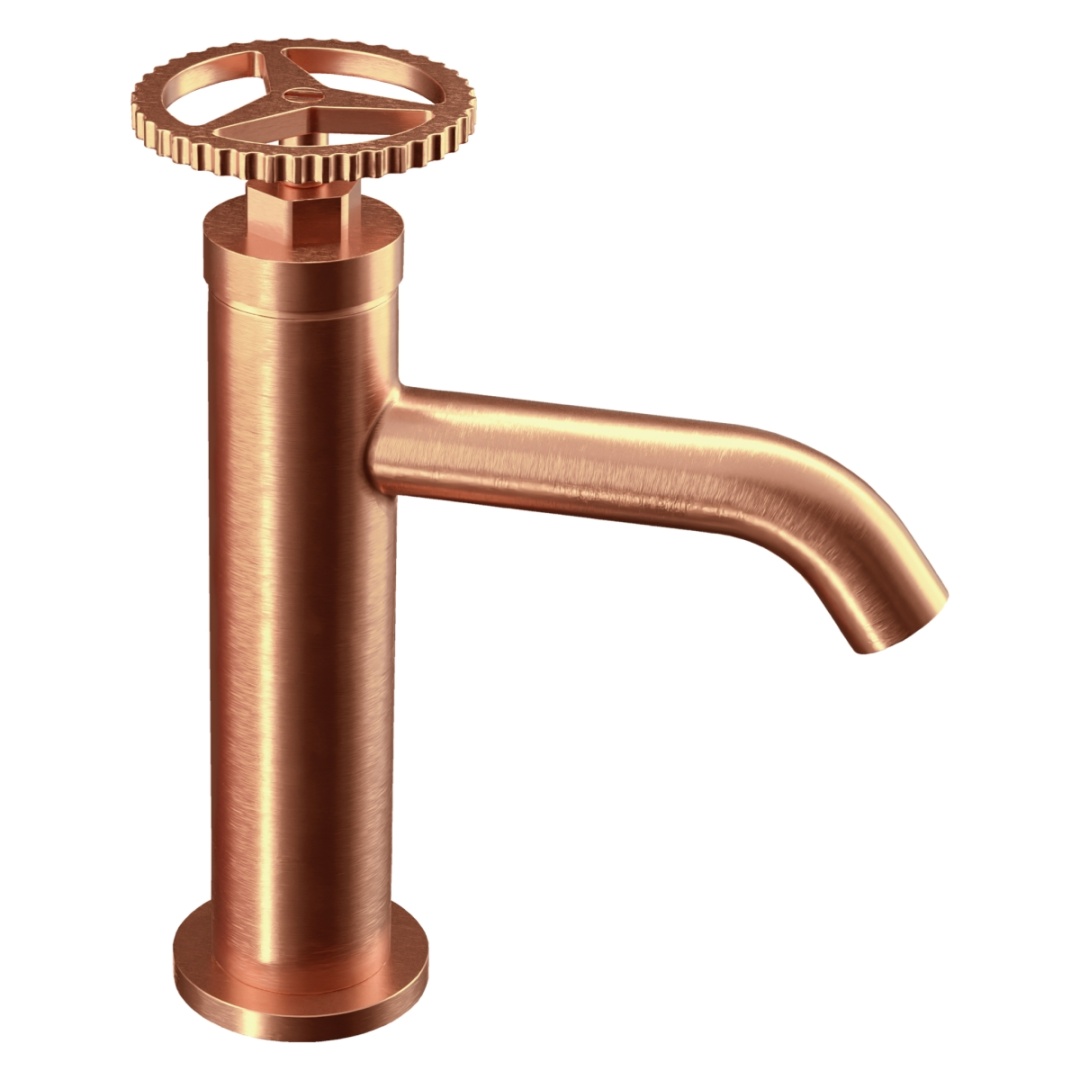 Смеситель для раковины Remer Chrono CH12RP, медь брашированная в строительном магазине