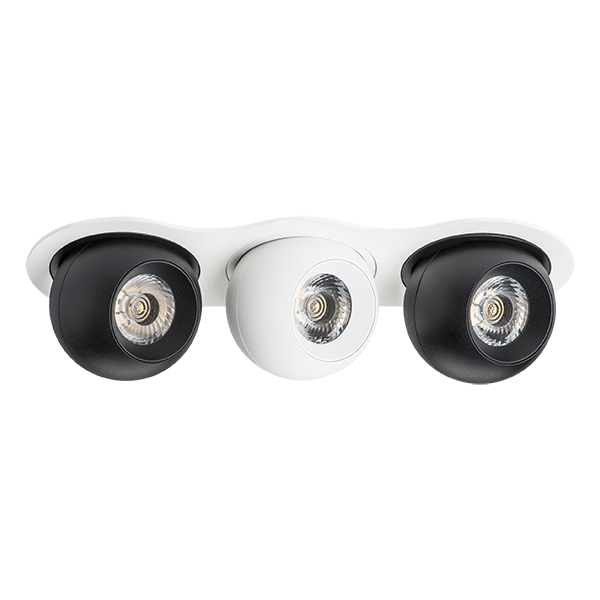 i636726272 Светильник INTERO LED 9W*3 850LM*3 24G БЕЛЫЙ/ЧЕРНЫЙ 3000K (217636+217072+217062+217072) в строительном магазине