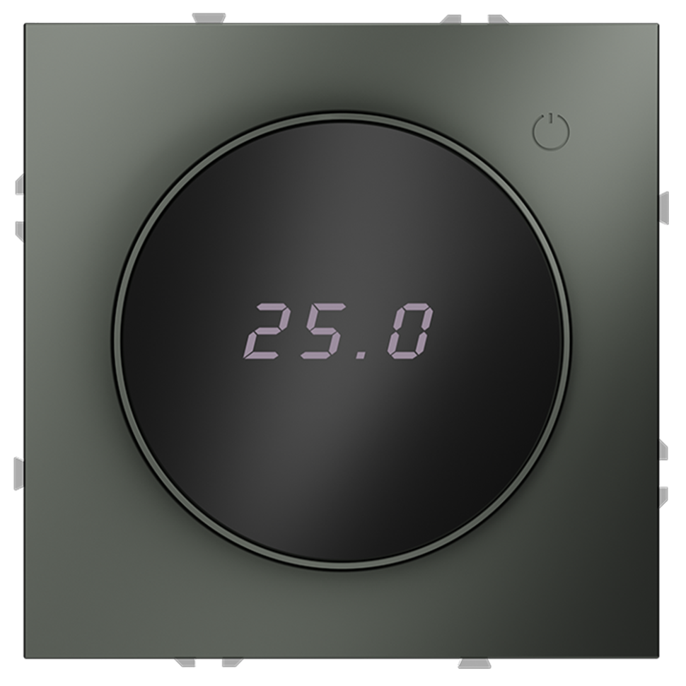 Терморегулятор электронный VOLTUM S70 с индикацией и датчиком, для теплого пола, (титан) в строительном магазине