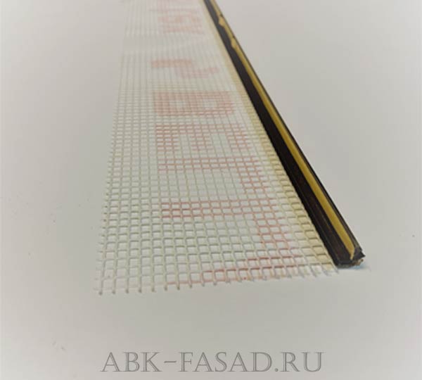 Профиль «ПВХ с сеткой» (темно-коричневый)темно-коричневый