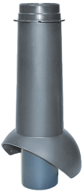Krovent Pipe-VT IS Выход канализации 110/изол./500 серый (RAL 7024)