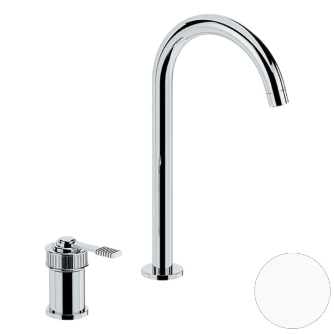 Смеситель для раковины Remer Atelier AL57LBO, белый матовый в строительном магазине