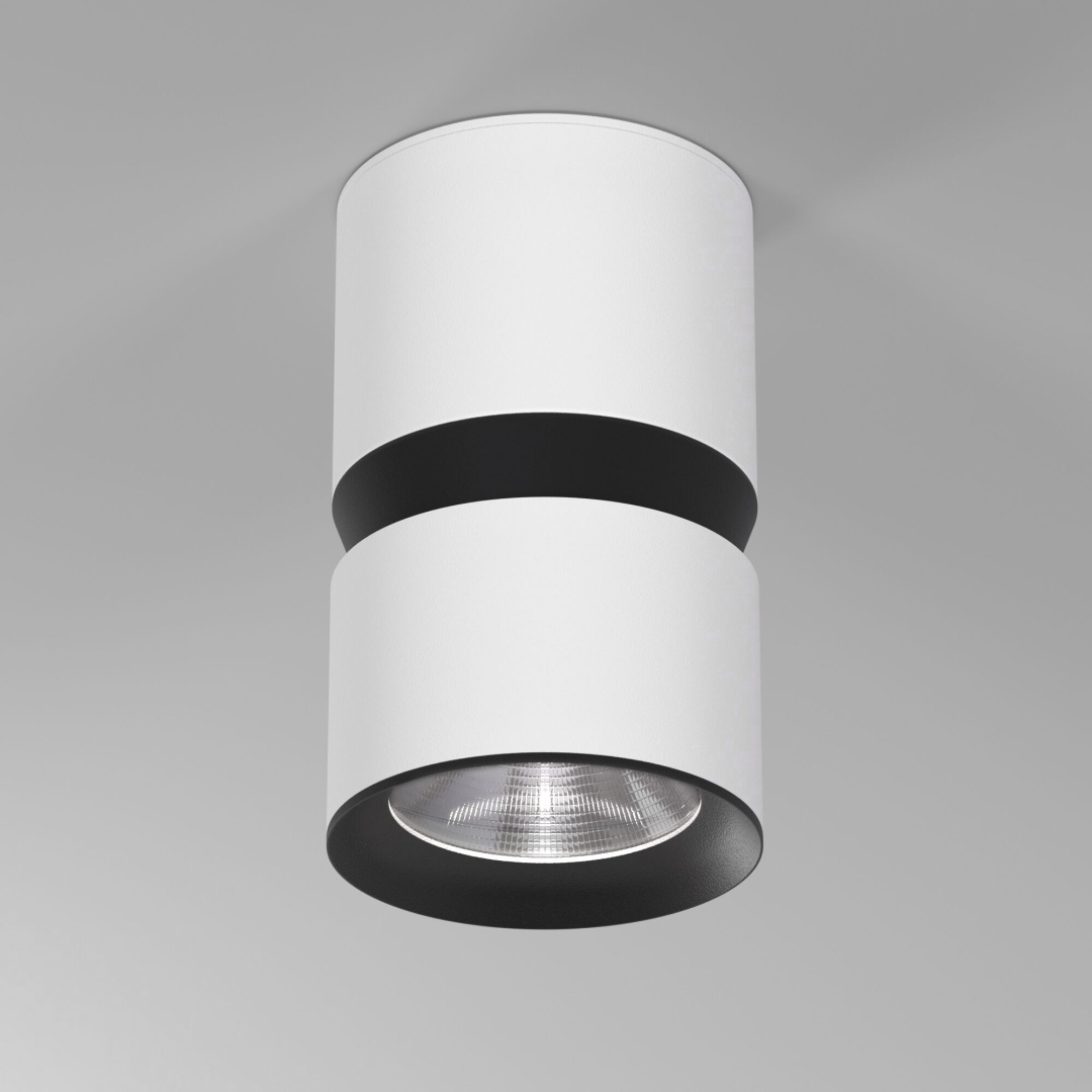 Светильник потолочный светодиодный 12W 4000К белый/чёрный 25049/LED в строительном магазине