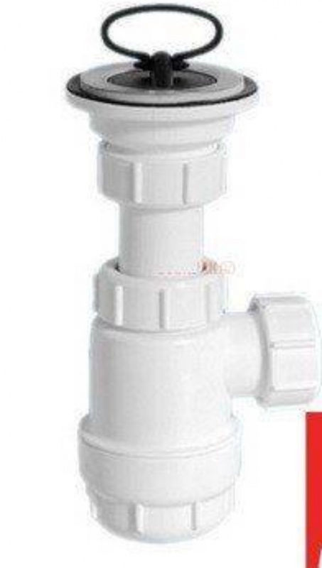 Сифон бутылочный с выпуском McAlpine (1 1/4'x32мм) MRW2L в строительном магазине