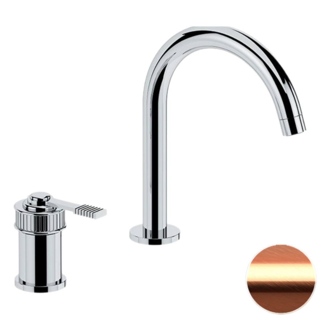 Смеситель для раковины Remer Atelier AL57RP, медь брашированная в строительном магазине