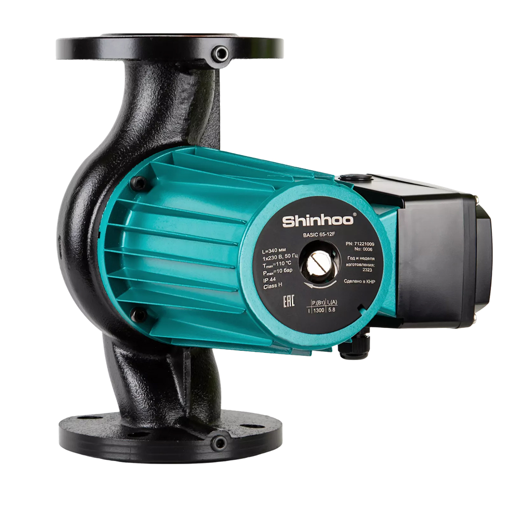 Циркуляционный насос, фланцевый, Shinhoo BASIC 65-8F-71221008 в строительном магазине