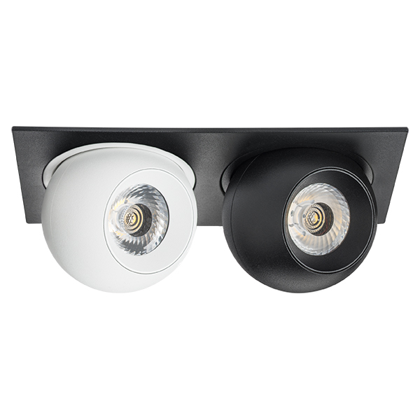 i5276272 Светильник INTERO LED 9W*2 850LM*2 24G ЧЕРНЫЙ/БЕЛЫЙ 3000K (217527+217062+217072) в строительном магазине