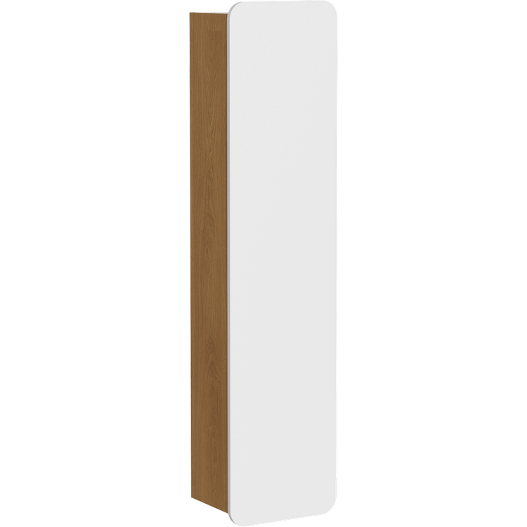 Шкаф-пенал AQWELLA Basic 35 см BAS0535DZ подвесной, дуб золотой в строительном магазине