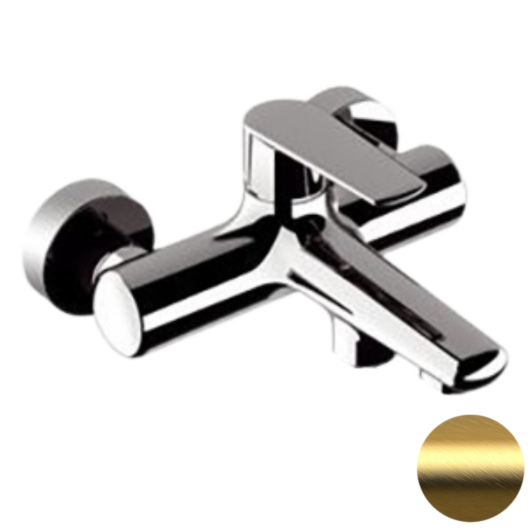 Смеситель для ванны Remer Vanity V05BG, золото брашированное в строительном магазине