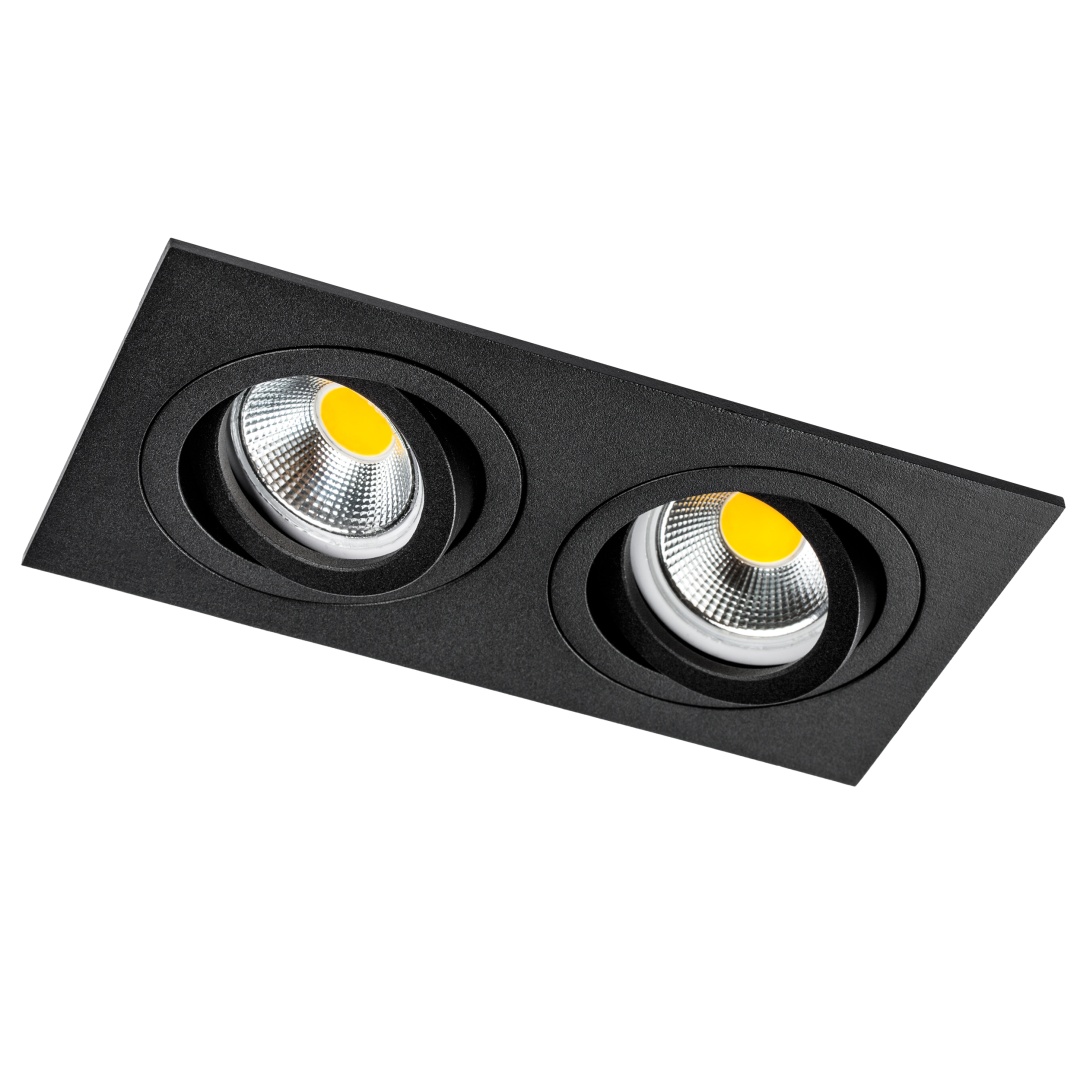 011626 Светильник SINGO BASE Quad X2 MR16 ЧЕРНЫЙ в строительном магазине