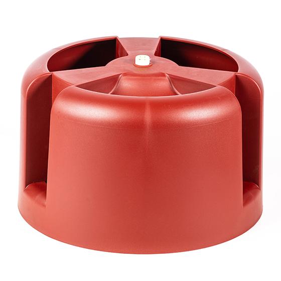 Krovent HupCap колпак на трубу 270 (БОЛЬШОЙ красный (RAL 3009)