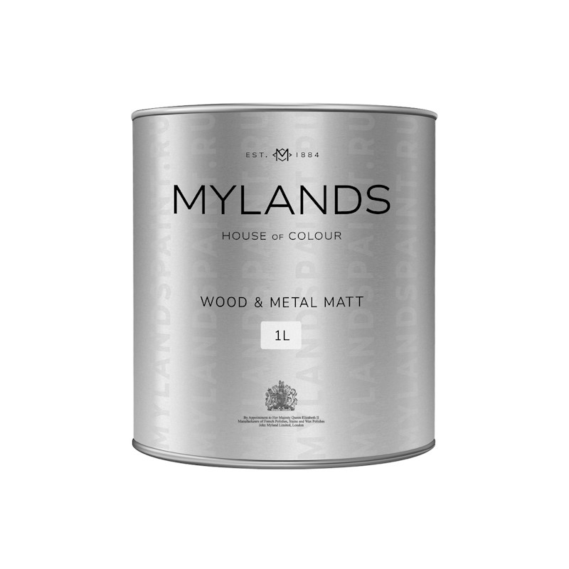 Краска для внутренних и наружных работ Mylands Wood & Metal на водной основе (матовая) 5л в строительном магазине