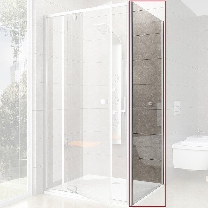 Душевая перегородка Ravak Pivot PPS-90 (сатин+транспарент) 90G70U00Z1 в строительном магазине