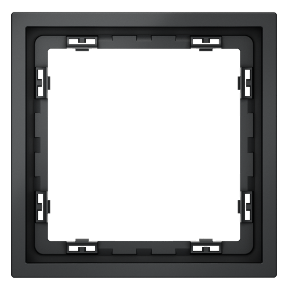 Рамка пластиковая VOLTUM S70 на 1 пост, (графит) в строительном магазине