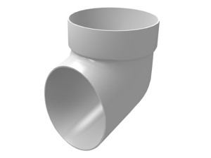 Колено сливное ПВХ Grand Line Стандарт белое