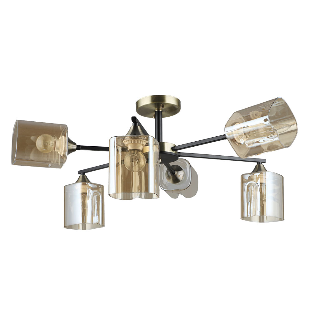 Потолочная люстра Arte Lamp MERCI A4185PL-6BK в строительном магазине