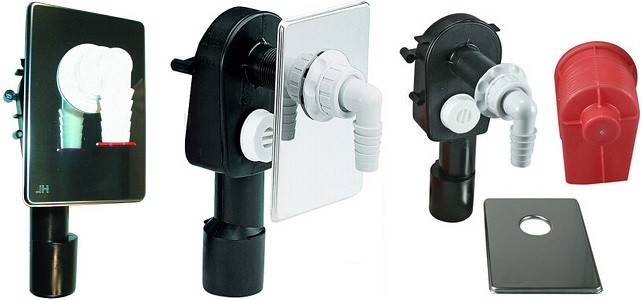 Сифон для стиральных и посудомоечных машин HL400 в строительном магазине