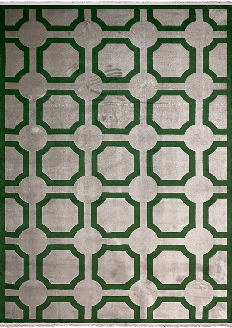 Ковер ELEGANT 2650 SILVER/GREEN в строительном магазине