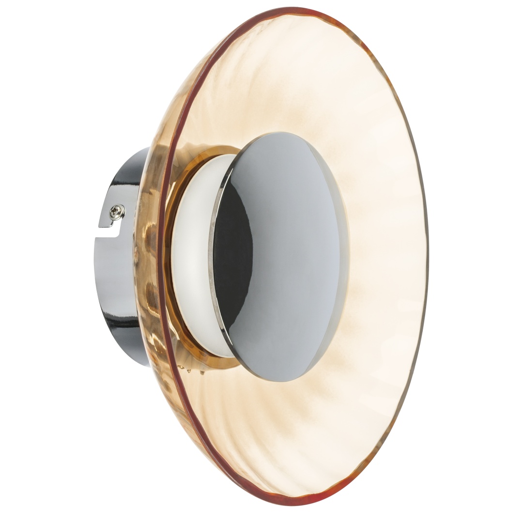 809013 Бра CELESTA LED 6W 300LM ХРОМ/КОНЬЯЧНЫЙ 3000K в строительном магазине