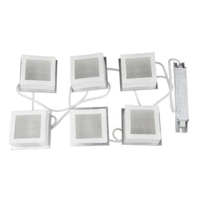 Встраиваемый светодиодный светильник Uniel ULP-1010 42W/4000К IP40 Grilyato White KIT06 UL-00007427 в строительном магазине