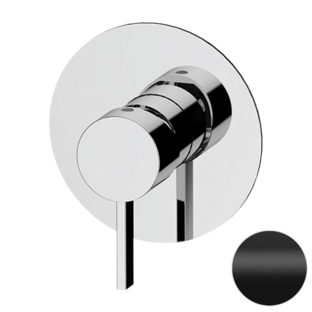 Смеситель для душа Remer Metrica MC30LNO, черный матовый в строительном магазине