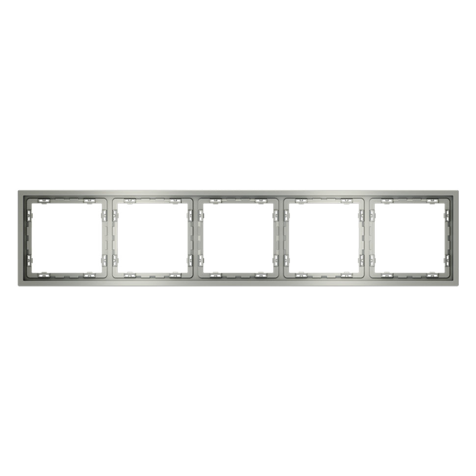 Рамка пластиковая VOLTUM S70 на 5 постов, (сталь) в строительном магазине