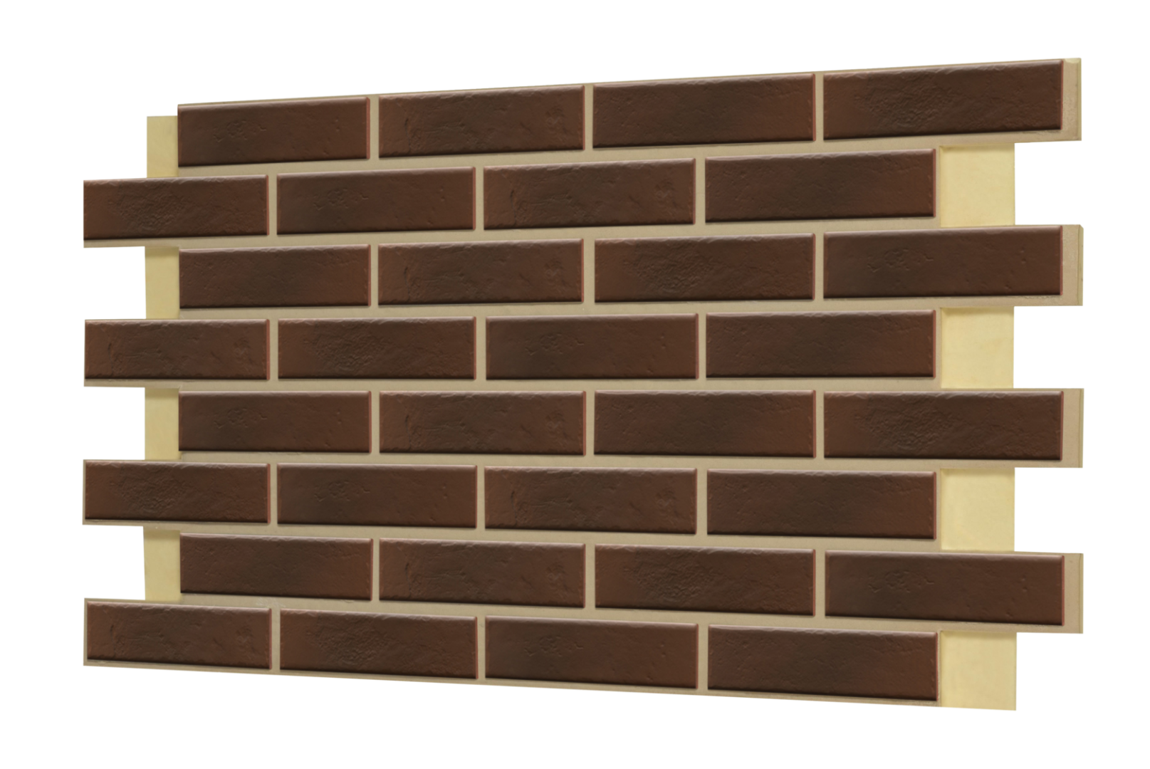 Термопанель ППУ Cerrad Old Castle Brown 102,8 x 61,6
