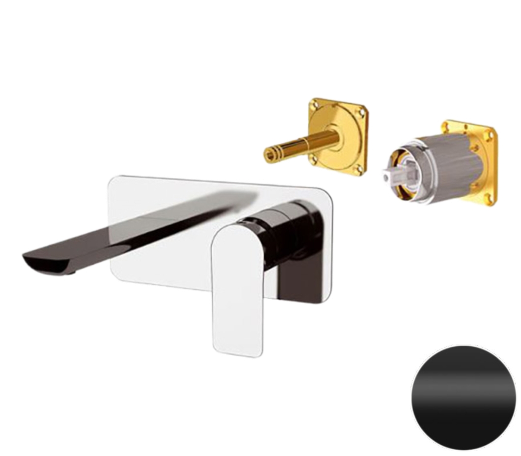 Смеситель для раковины Remer Infinity I15KBNO, черный матовый в строительном магазине