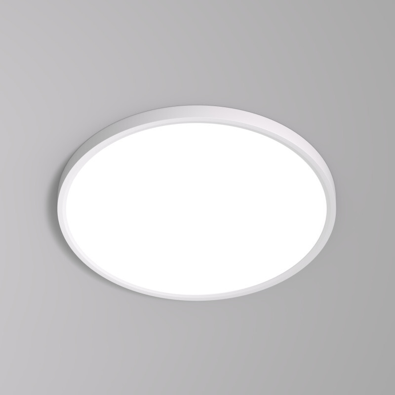 DK6522-WH Накладной светильник THIN, IP40, 36W, 3000K/4000K/6500K, переключатель цветовой температуры на корпусе, белый, полимер в строительном магазине