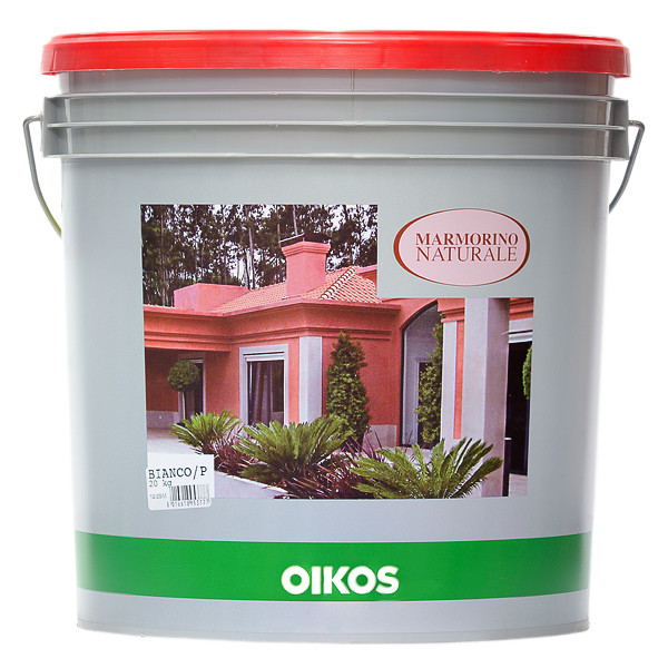 Oikos Marmorino Naturale Ойкос Штукатурка с эффектом Мрамор 20кг в строительном магазине