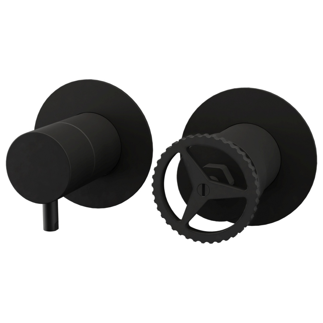 Смеситель для душа Remer Chrono CH92ZPNO, черный матовый в строительном магазине