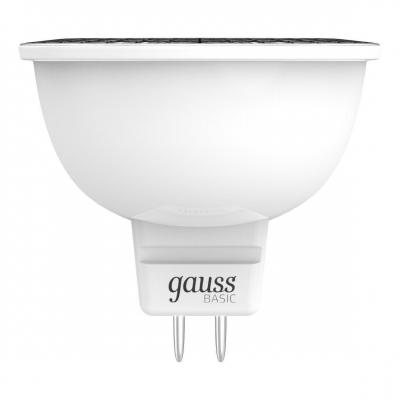 Лампа светодиодная Gauss GU5.3 6,5W 4100К матовая 1013527 в строительном магазине