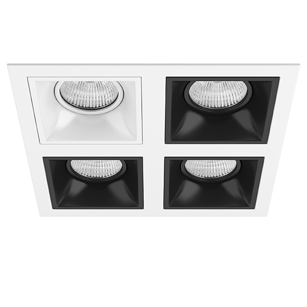 D54606070707 Светильник DOMINO QUADRO МR16 (214546+214506+214507+214507+214507) в строительном магазине